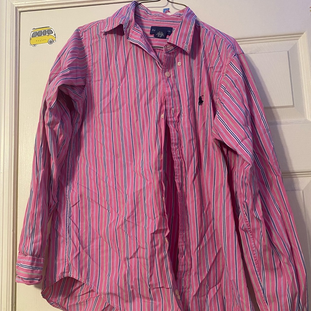 Size:18   Color:pink and white